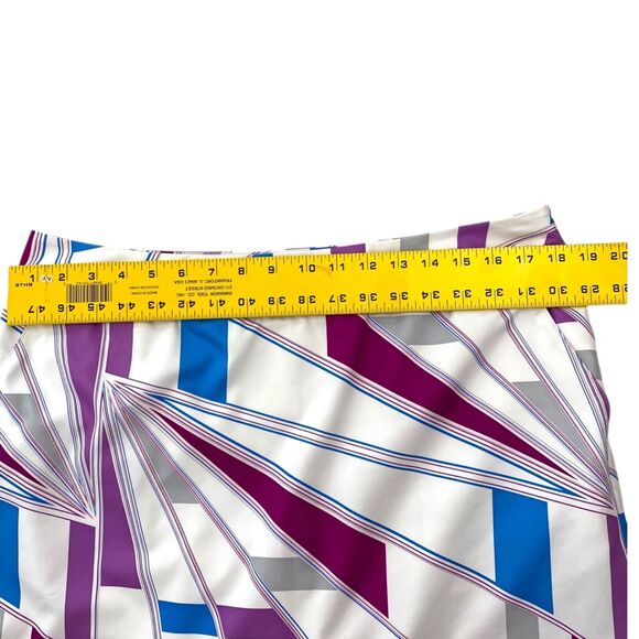 Adidas Skort Womens 12 White Tennis ClimaCool Pockets Gym Workout Athleisure - Picture 9 of 11